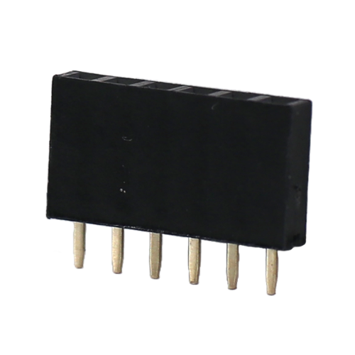 핀헤더소켓 Single 1x6 Straight(2.54mm)