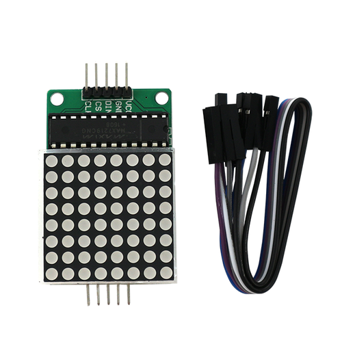아두이노 8x8 도트 매트릭스 LED 5핀제어 MAX7219 모듈