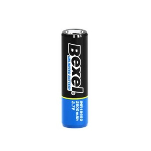 [리튬이온배터리 18650 3.7v 2600mAh] / 벌크 / 벡셀