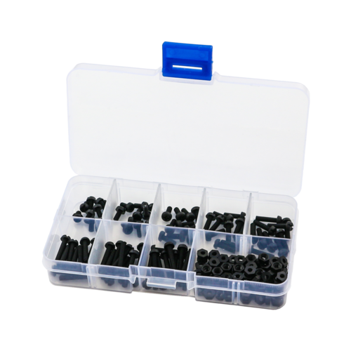 아두이노 플라스틱 M3 볼트 너트 8종 세트(160pcs)