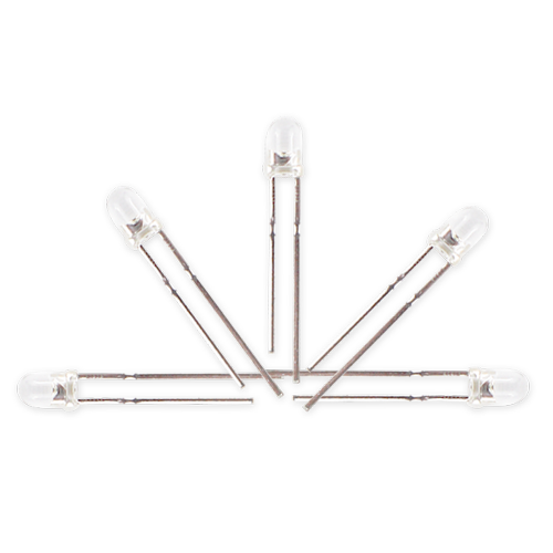 아두이노 고휘도 LED 5파이(5mm)(빨강,초록,파랑,노랑,백색)