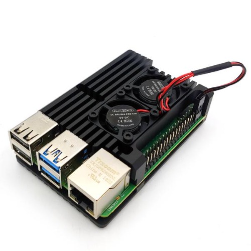 라즈베리파이4 듀얼 쿨러 케이스 RBP-002