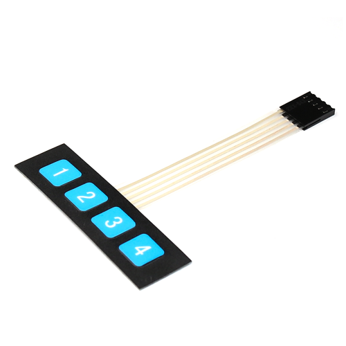 아두이노 멤브레인 1x4 키패드 센서 /Arduino Keypad