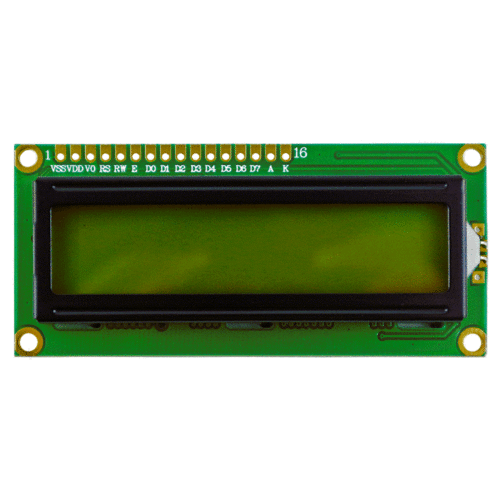 아두이노 LCD 16x2 디스플레이 모듈(노란색 백라이트) / Arduino 1602