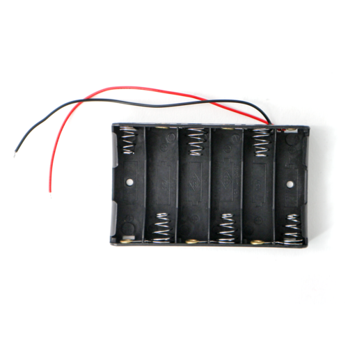 아두이노 1.5V AA 6칸 배터리 홀더