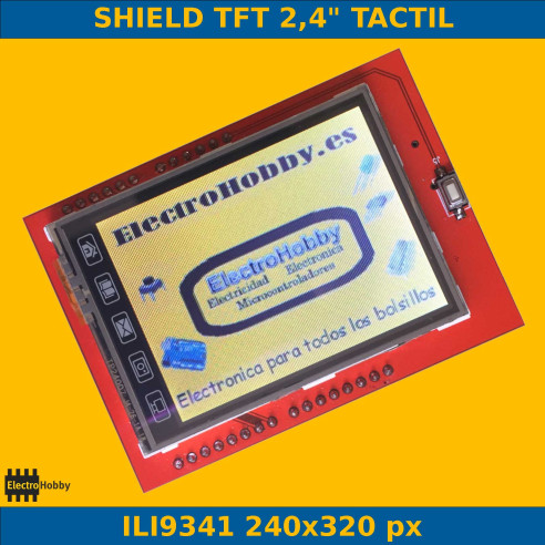 Shield TFT Táctil de 2,4”