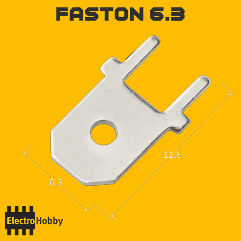 Faston PCB (6,3mm)
