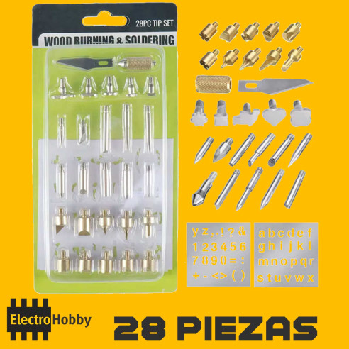 Kit puntas de pirograbado