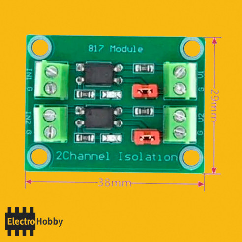 Modulo PC817 (2CH)