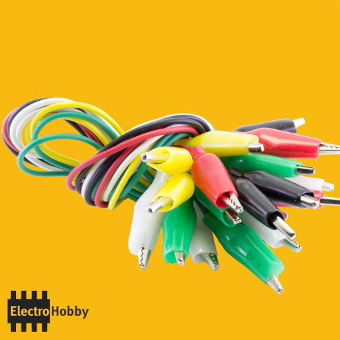Cable Pinza Cocodrilo (10 x 50 cm)