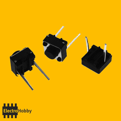 10x Pulsador 6x6x5 Protoboard N