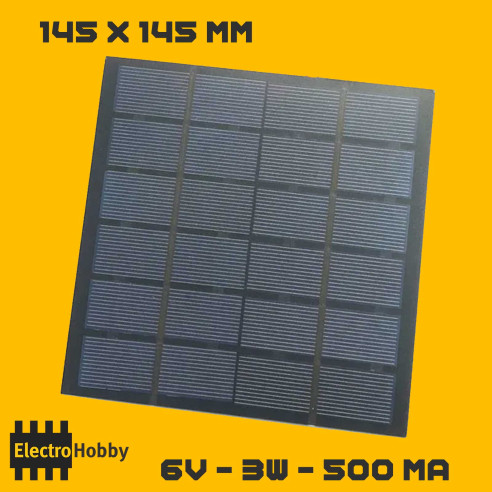 Panel solar 6V 3W