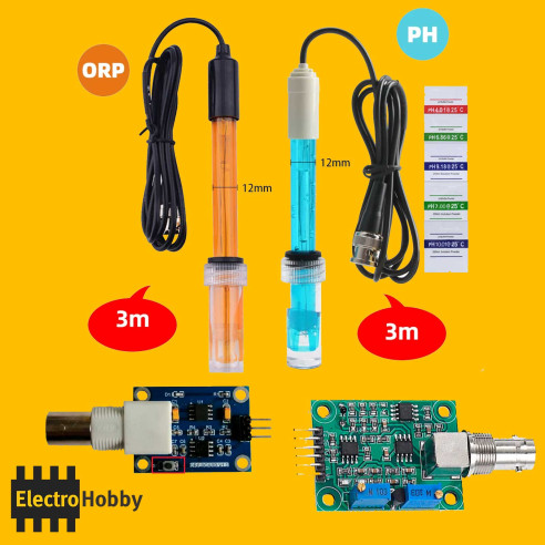 kit de calidad del agua pH + ORP (Redox)