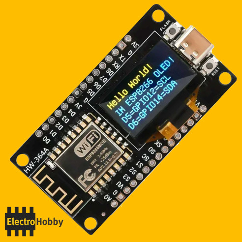 NodeMCU V3 OLED USB‑C