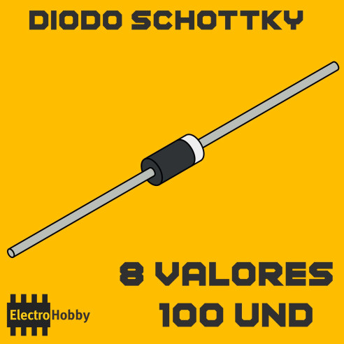 100 diodos de propósito general