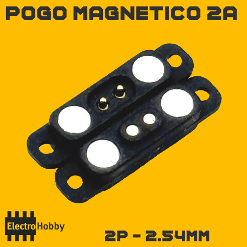 Pogo Pin magnético (2P - 2A)