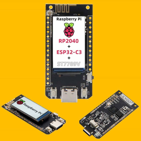 T-PicoC3 RP2040 + ESP32-C3