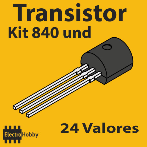 Kit 840 transistores TO‑92
