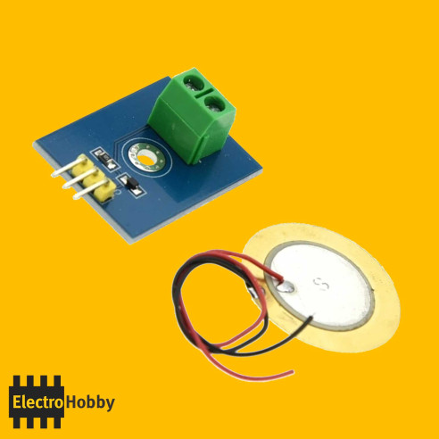 Sensor de vibración piezoeléctrico