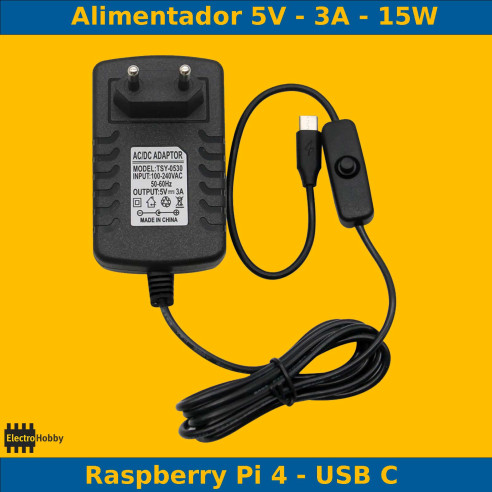 Alimentador USB-C 5V 3A
