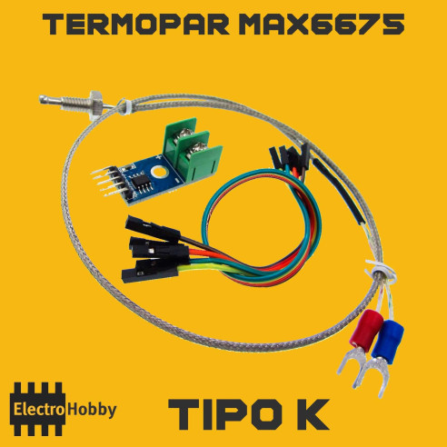 MAX6675 + Termopar K