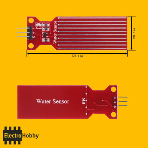 Sensor de agua y lluvia