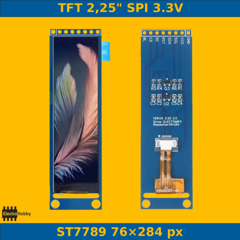 TFT 2,25" ST7789