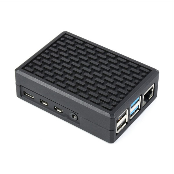 Aluminium gegroefde behuizing Raspberry Pi 4B