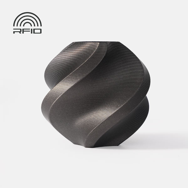 Bambu Lab PLA Metal - Iron Gray Metallic - Met Spoel - 1KG