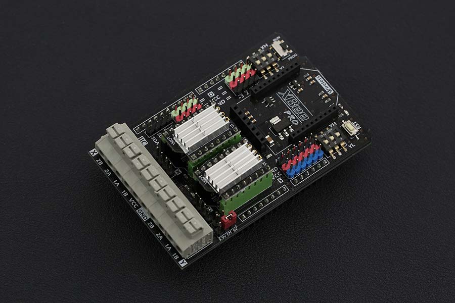 Gravity: Dual Bipolar Stepper Motor Shield voor Arduino (DRV8825)