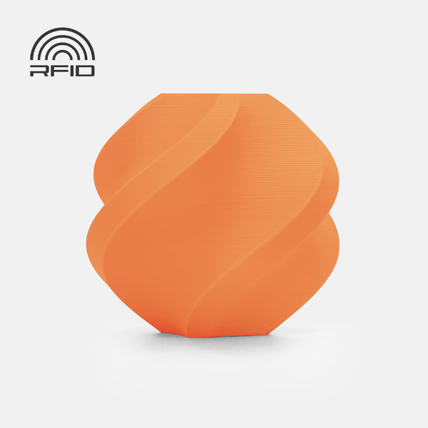Bambu Lab PLA Mat - Mandarijn Oranje - Zonder Spoel - 1KG