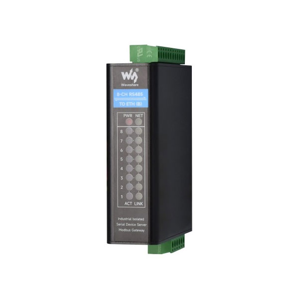 8-kanaals RS485 naar RJ45 Ethernet Serial Server