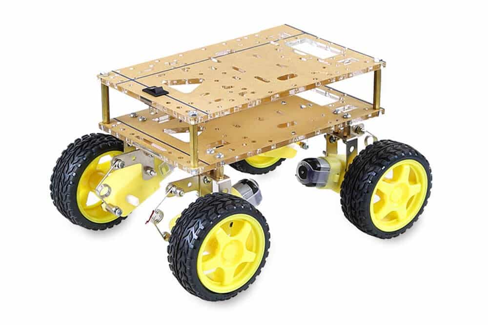4WD Suspension Chassis Smart Shock Absorption Car