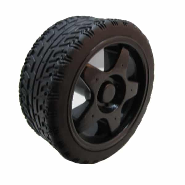 65mm wiel Zwart