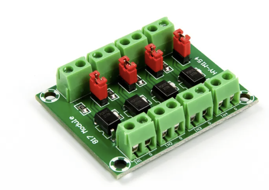 4 kanaals optocoupler isolatie module