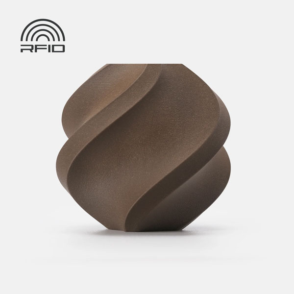 Bambu Lab PLA Wood - Black Walnut - Met Spoel - 1KG