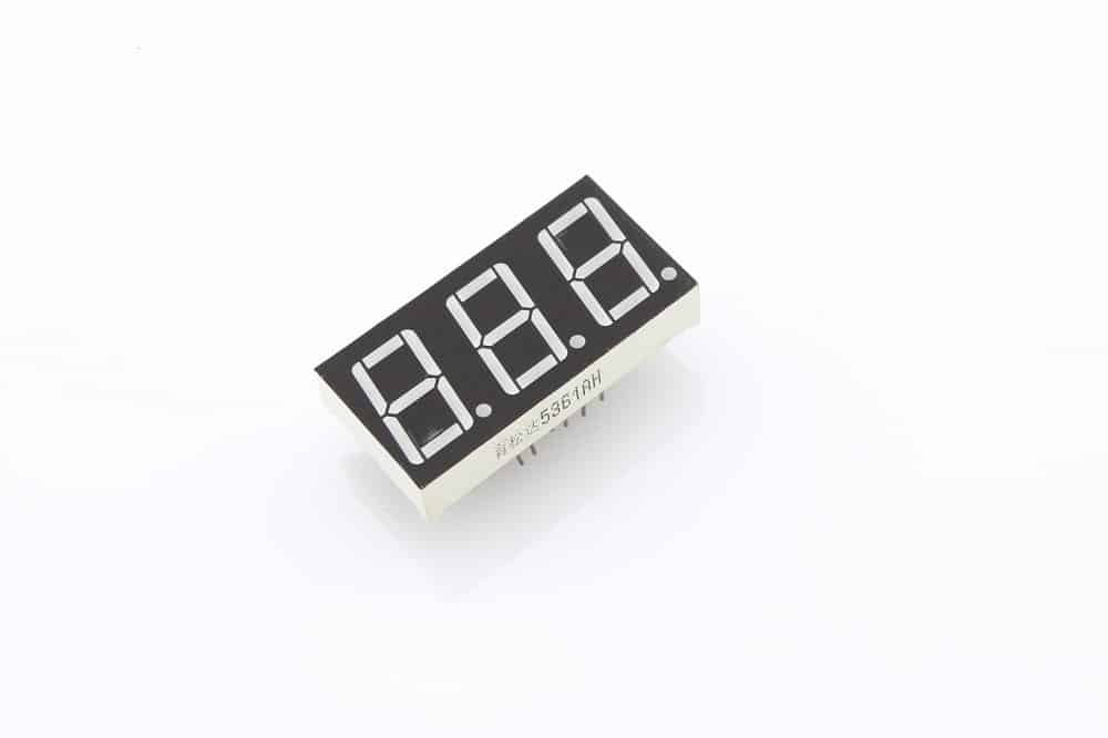 0,56" 3-Digit 7-segment LED rood
