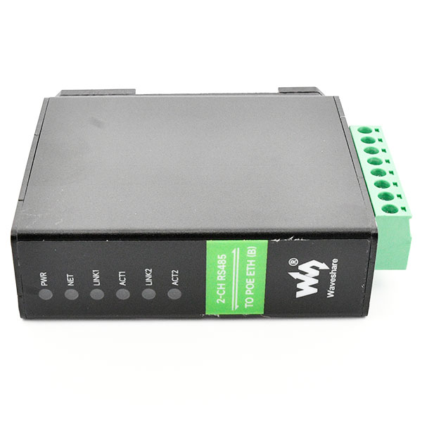 2-kanaals RS485 naar RJ45 Ethernet Serial Server