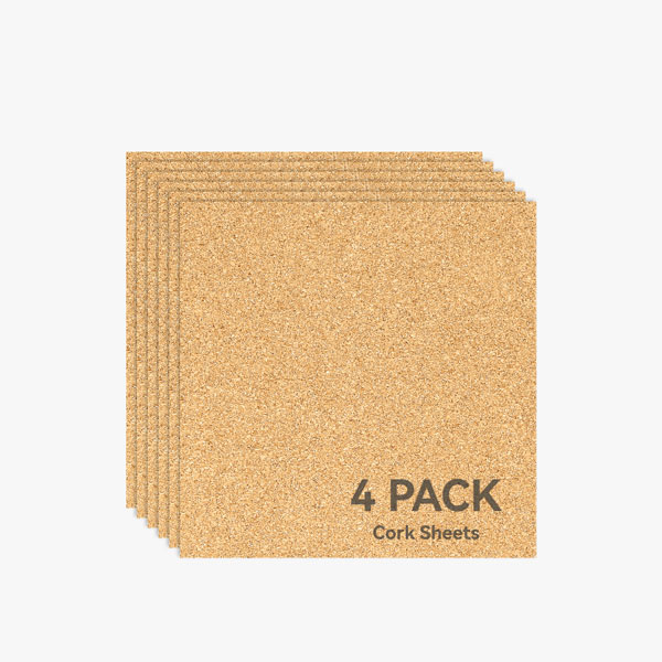 Bambu Lab Kurkplaat - 2mm - 4 stuks