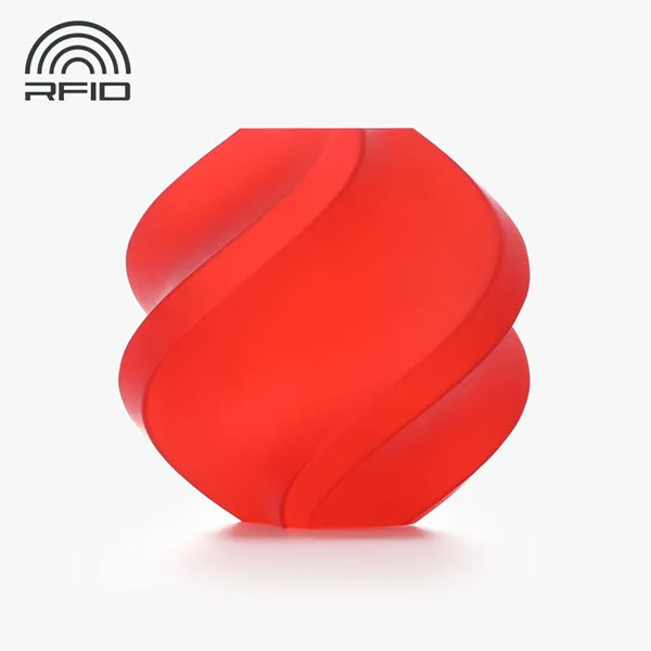 Bambu Lab PLA Translucent – Red – Met Spoel – 1KG