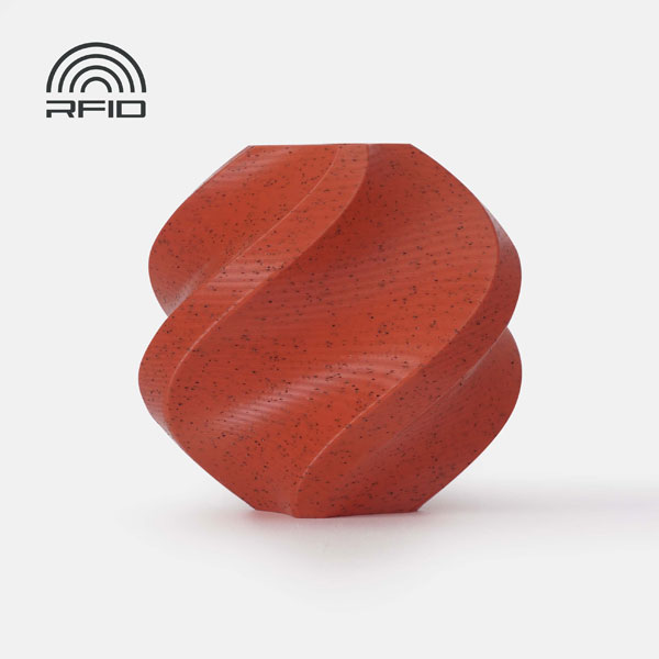 Bambu Lab PLA Marble - Red Granite - Met Spoel - 1KG