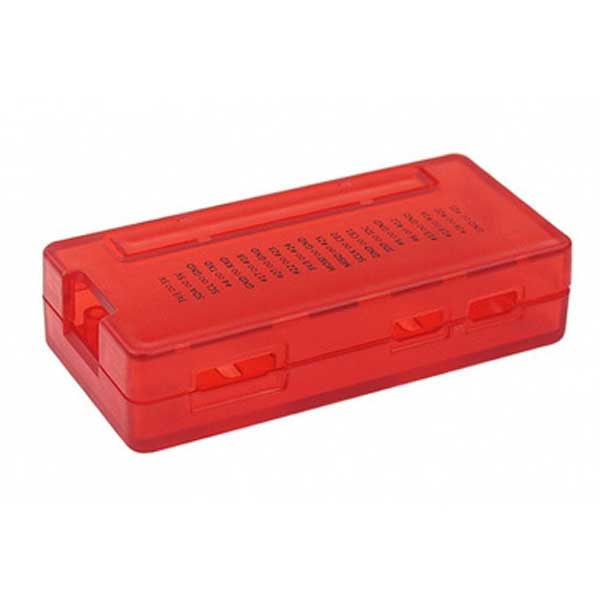 Behuizing Raspberry Pi Zero - Rood Transparant