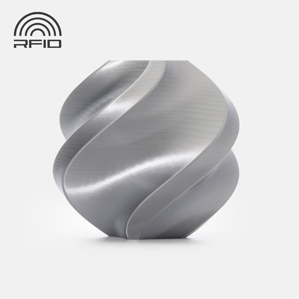Bambu Lab PLA Silk+ – Silver – Met Spoel – 1KG