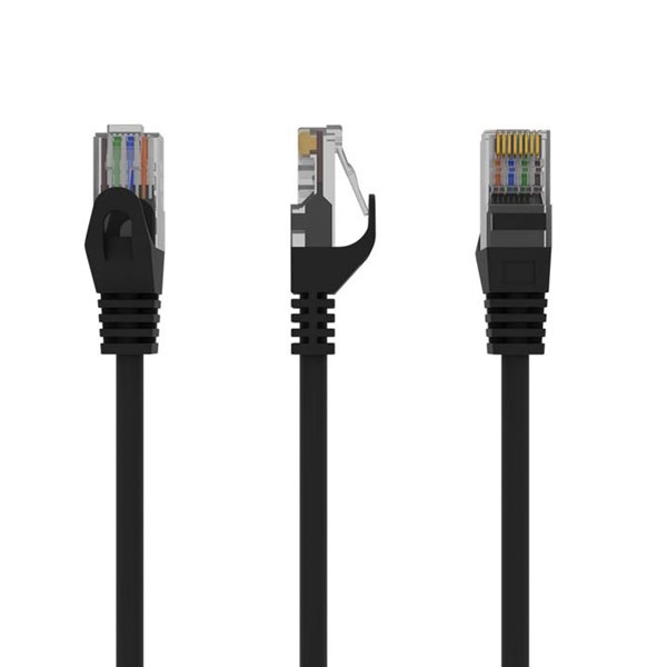 CAT6 UTP Netwerkkabel 0,25M Zwart