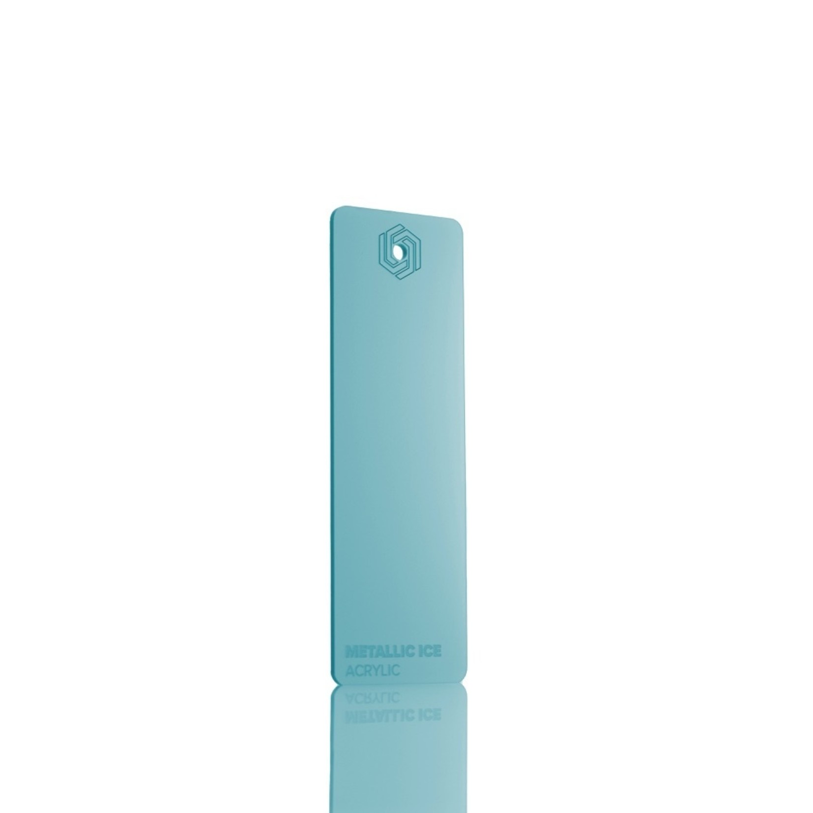 FLUX Metaal ijs Blauw Acryl - 3 mm - 3/5 Platen