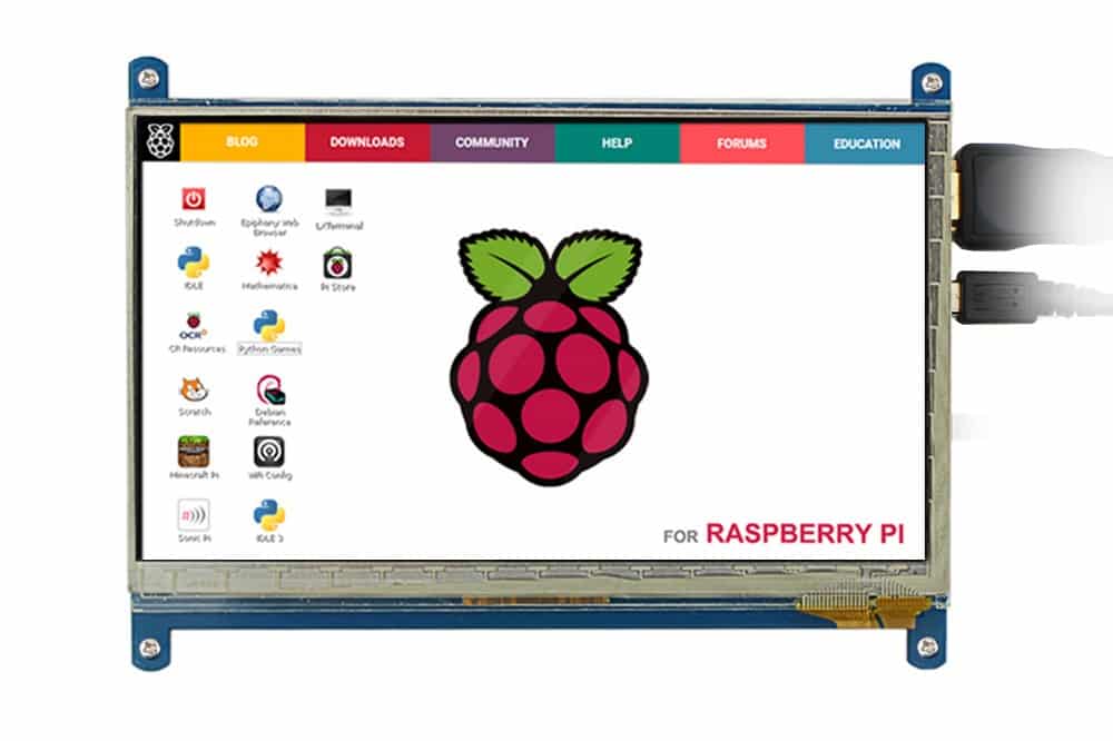 7 inch 1024*600 HDMI LCD Display met Touch Screen