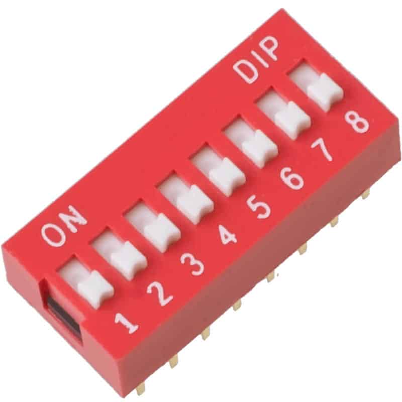 DIP Switch 8 posities