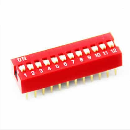 DIP Switch 12 posities