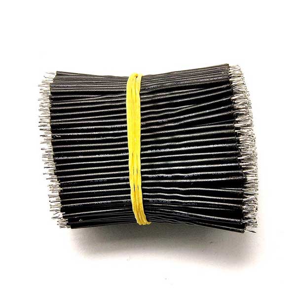 5cm 24AWG Vertind Soldeerdraad - Zwart