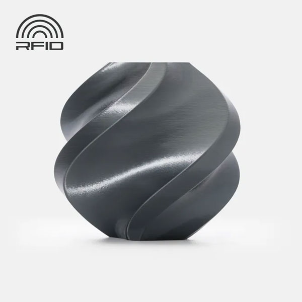 Bambu Lab PLA Silk+ – Titan Gray – Met Spoel – 1KG